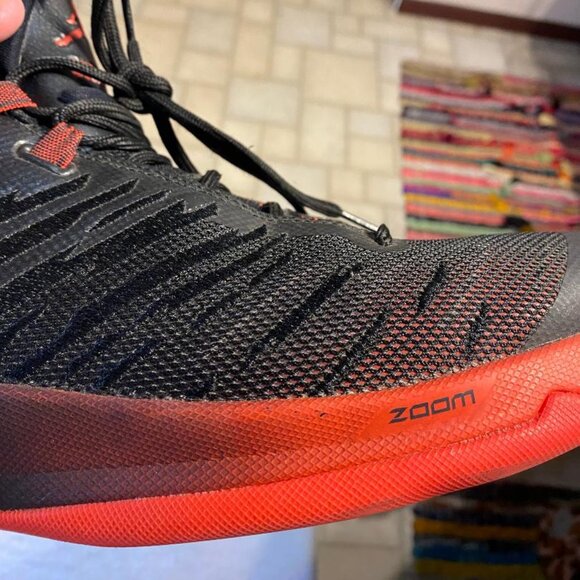 Nike Jordan Super Fly 5 Men Red Black Infrared Bred Shoes size 12 - Picture 2 of 12